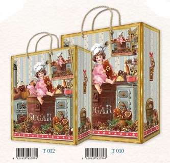 QUIRE PUBLISHING Dárková taška M ZT10 QP  - vánoční