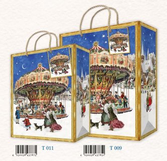 QUIRE PUBLISHING Dárková taška S ZT11 QP  - vánoční