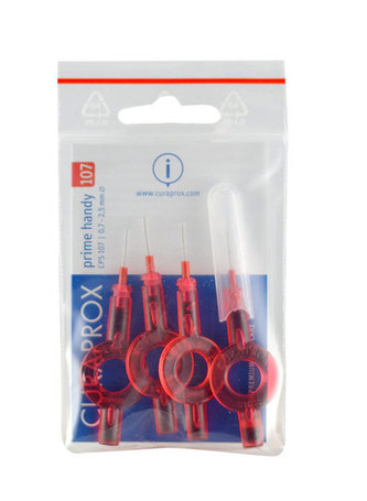 Curaprox Prime handy CPS 107 Mezizubní kartáček 0,7 - 2,5mm 4 ks unisex