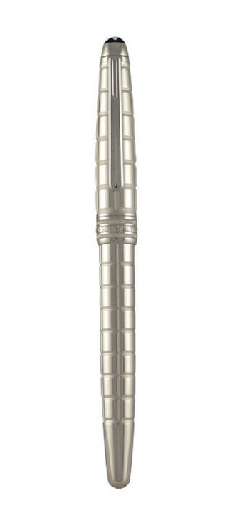 Montblanc Meisterstück Solitaire Platinum Plated Facet 163 Luxusní pero 1 ks unisex