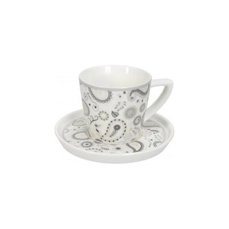 Kávová sada 6ks bílá Shanti 100ml BRANDANI