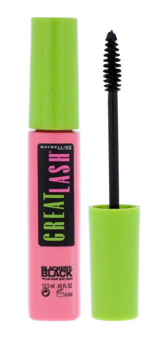 Maybelline Great Lash Blackest Black Řasenka 12,5 ml Black pro ženy