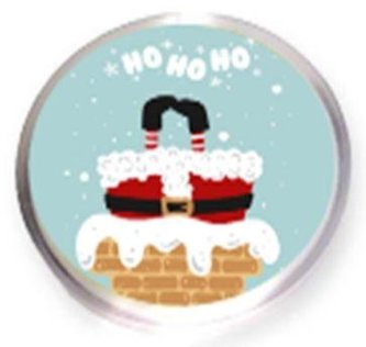 Przypinka LED Ho, ho, ho!