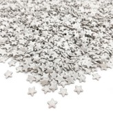 Happy Sprinkles cukrové zdobení STARS SILVER 500g