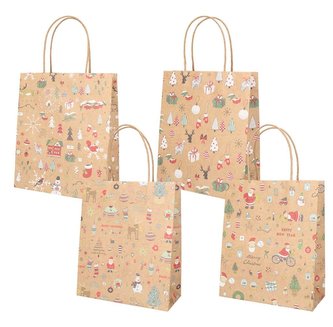 Torba prezentowa 26x32 z papierową rączką Święta