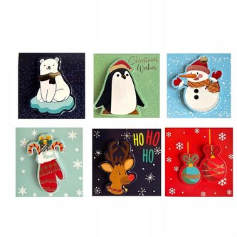 Karnety samoprzylepne do prezentów 12szt