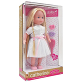 Dolls World - Panenka Catherine deluxe dlouhé vlasy 41 cm