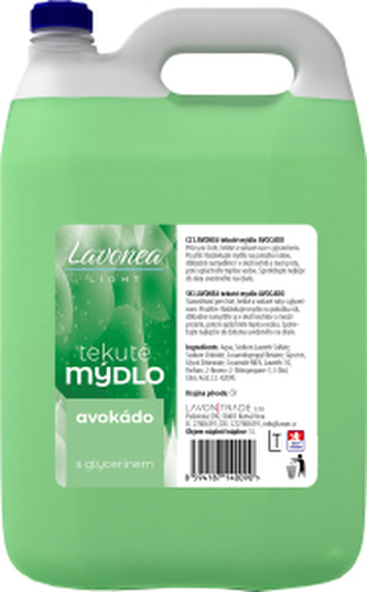 Lavonea tekuté mýdlo Avokádo, 5 l