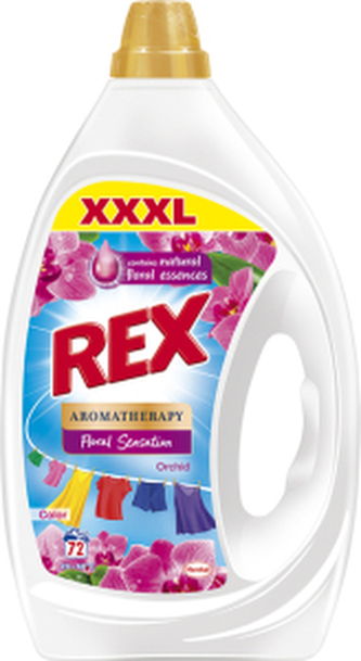 Rex prací gel Aromatherapy Orchid Color 72 praní, 3,24 l
