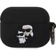 Karl Lagerfeld 3D Logo NFT Karl and Choupette pouzdro AirPods Pro 1 černé