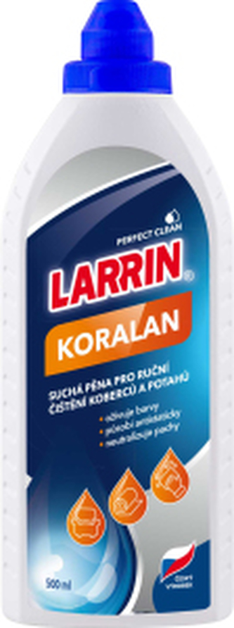 Larrin Koralan, pro ruční čištění koberců a potahů, 500 ml