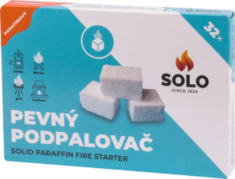 Solo parafínový pevný podpalovač, 32 podpalů