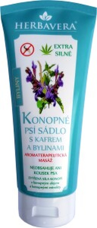 Herbavera Konopné psí sádlo s kafrem a bylinami, 200 ml