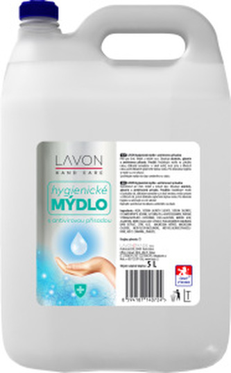 Lavon Hand Care hygienické mýdlo s antivirovou přísadou, 5 l