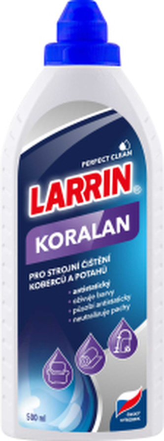 Larrin Koralan, pro strojní čištění koberců a potahů, 500 ml
