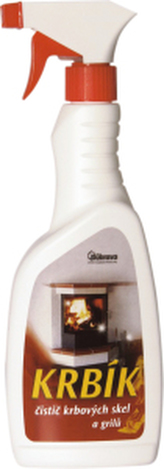 Důbrava Krbík čistič krbových skel a grilů, rozprašovač, 450 ml