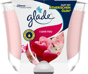 Glade svíčka vonná Maxi I Love You, 224 g