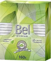 Bel premium vatové tyčinky bez plastu s Aloe a B5, 160 ks