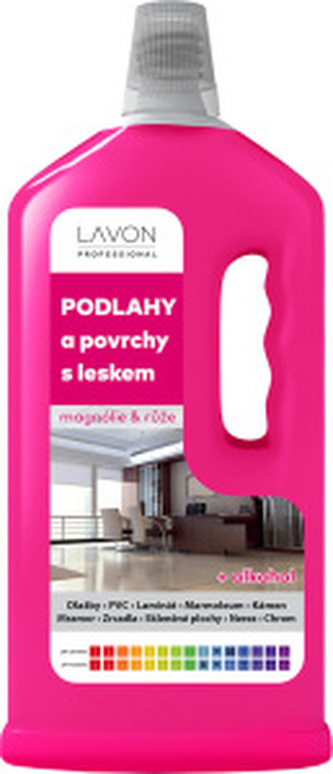 Lavon Professional na podlahy a povrchy s leskem, magnólie a růže, 1 l