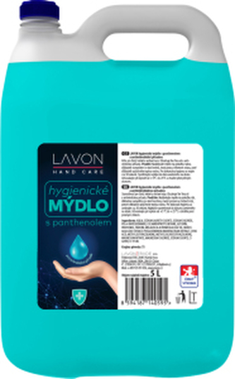 Lavon Hand Care hygienické mýdlo s panthenolem, 5 l
