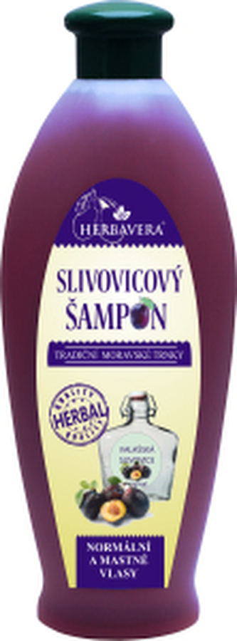 Herbavera Slivovicový šampon, 550 ml