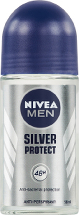 Nivea Men Silver Protect kuličkový antiperspirant, 50 ml