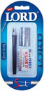 LORD strojek na žiletky, kovový, 5 ks žiletek