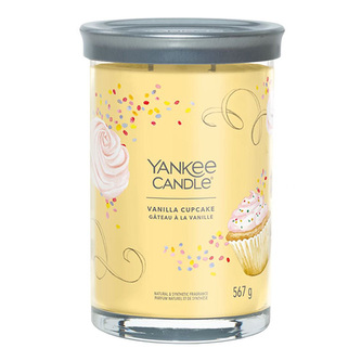 Svíčka ve skleněném válci Yankee Candle, Vanilkový košíček, 567 g