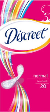 Discreet Normal slipové vložky intimky, 20 ks