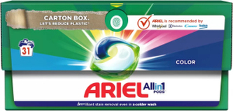 Ariel kapsle na praní All-in-1 Color, 31 praní
