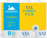 Harmony Comfort XXL 2vrstvý toaletní papír, role 18,2 m, 24 rolí