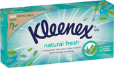 Kleenex Natural Fresh 3vrstvé papírové kapesníčky v krabičce, 64 ks