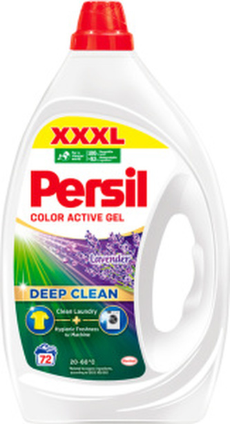 Persil Gel Color Lavender prací gel, 72 praní, 3,24 l