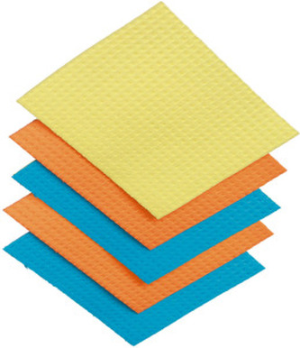 Spokar utěrka houbová, 18 × 15 cm, balení 5 ks