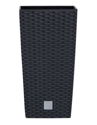 Prosperplast Květináč RATO SQUARE + vklad antracit 29 cm