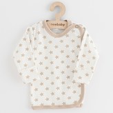 Kojenecká košilka New Baby Classic II hvězdy béžové - velikost 50