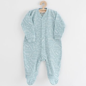 Kojenecký overal New Baby Classic II dino mátový - velikost 62 (3-6m)