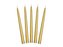 Świeca stożkowa złota 24cm 10szt