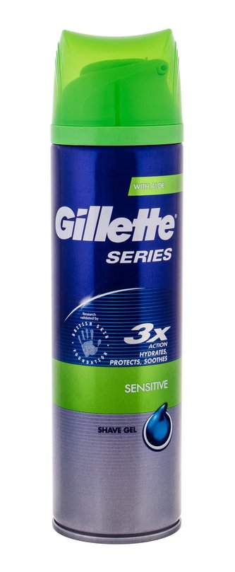 Gillette Series Gél na holenie Sensitive 200 ml pre mužov
