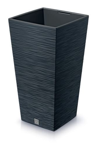 Prosperplast Květináč FURU SQUARE 29,5cm antracit