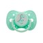 Uklidňující silikonový dudlík 6m+ Akuku dino - velikost 6-18m
