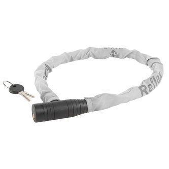 zámek  M-Wave 15x800mm pletený černý s reflexním potahem