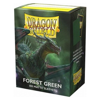 Dragon Shield Standard Matte Sleeves Forest Green (100 sleevů)
