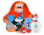 The Smurfs Papa toaletní voda 100 ml + sprchový gel 75 ml + přívěsek na klíče