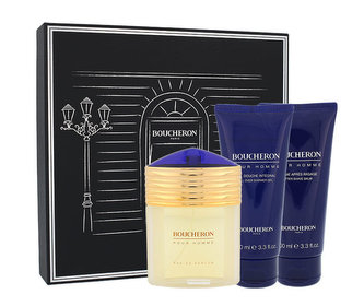 Boucheron Pour Homme parfémovaná voda 100 ml + balzám po holení 100 ml + sprchový gel 100 ml