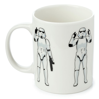 Bílý porcelánový hrnek Originální Stormtrooper