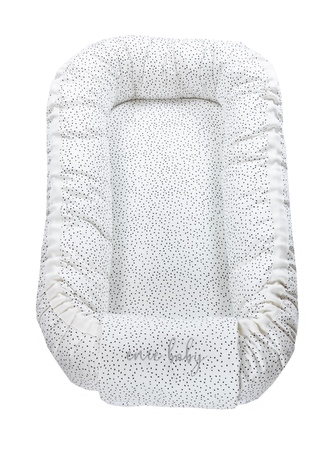 enie baby Hnízdečko SATINE drop/drop enie baby Hnízdečko SATINE drop/drop