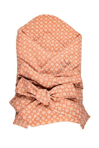 enie baby Mušelínová zavinovačka 80x80cm melange s květy enie baby Mušelínová zavinovačka 80x80cm melange s květy