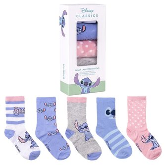 SADA 5 KS PONOŽKY STITCH - velikost 27-30