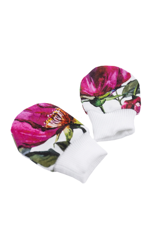 enie baby Novorozenecké rukavičky vel. 62-68 Flowers